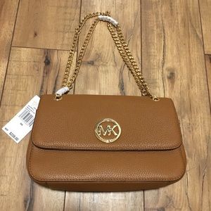 Michael Kors Fulton in Acorn handbag